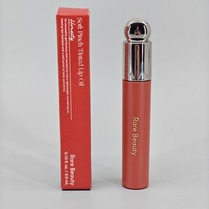 Rare Beauty Soft Pinch Tinted Lip Oil HONESTY 0.10oz NIB Nude Brown Lip Tint
